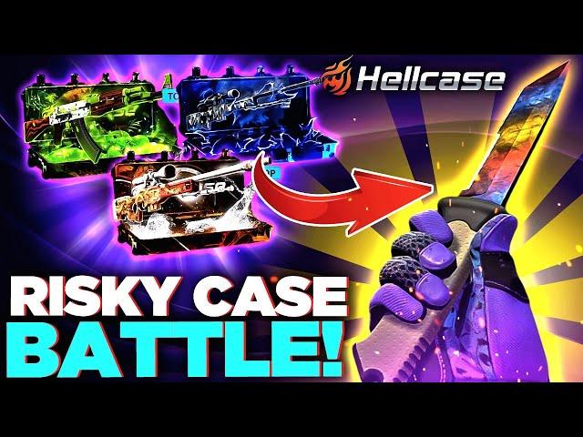 RISKY CASE BATTLE ON HELLCASE !! ?! HELLCASE PROMO CODE 2024 ! HELLCASE CASE OPENING !