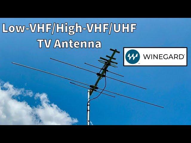 Winegard YA7000D Low-VHF/High-VHF/UHF Full Band Outdoor TV Antenna YA7000C