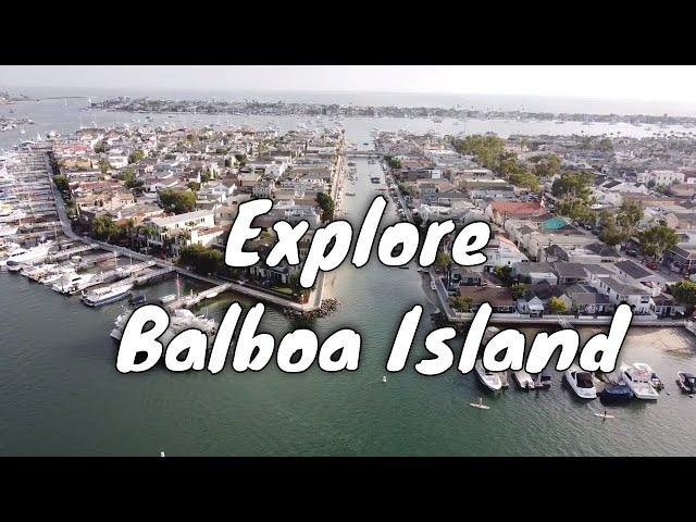 Walking on Balboa Island in Newport Beach California