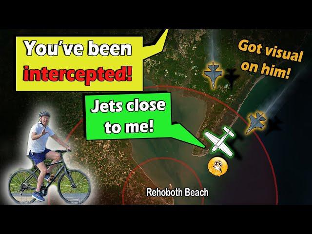 Plane INTERCEPTED | Pilot Busted a Presidential TFR at Rehoboth Beach