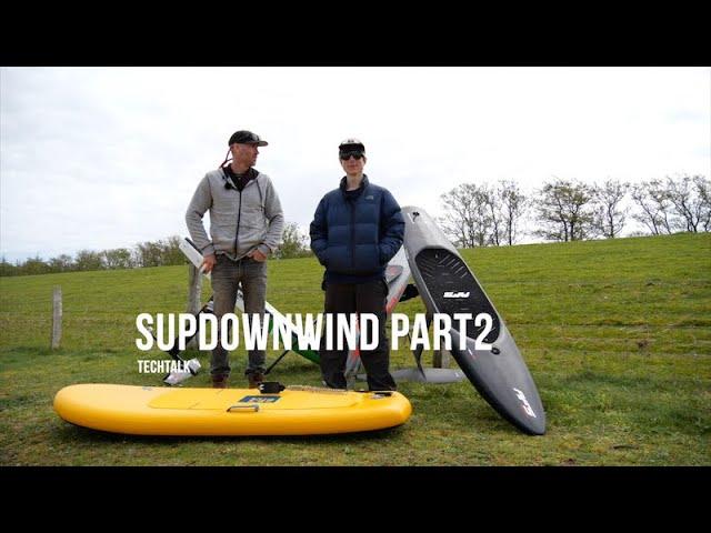 Sup downwind techtalk part2 mit Wingfoil Fehmarn und Gleiten TV