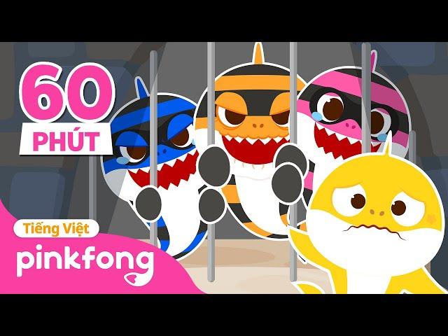 Cá mập trộm cắp và Gia đình cá mập  +Tuyển tập | Cá Mập Con Baby Shark Pinkfong - Nhạc thiếu nhi