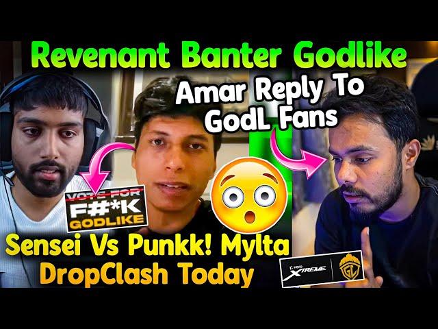 Revenant Banter GodLike Punkk vs Sensei ! Mylta Drop Clash Amar Reply To Fans