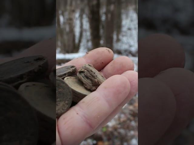 КЛАД ИЛИ КОШЕЛЁК МОНЕТ ИМПЕРИИ!!! КОП,КОП С МЕТАЛЛОИСКАТЕЛЕМ,ПРИБОРНЫЙ ПОИСК,SHORTS.