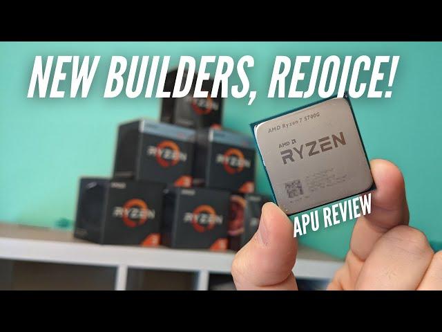 New Builders Rejoice! AMD Ryzen 7 5700G Review - Best Value 8-Core CPU