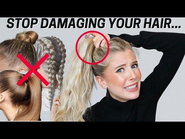 STOP Wearing These Hairstyles That Cause Hair Breakage! Hair Breakage Causes & Protective Hairstyles