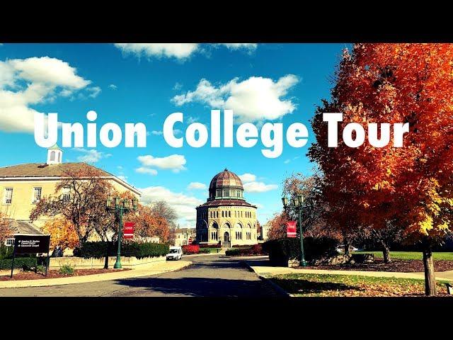 Union College Tour By Driving Around Campus in Late Autumn