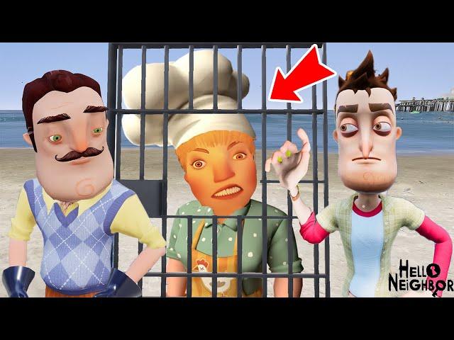 BAY WİLSON BÜYÜKANNEYİ KAÇIRDI  Hello Neighbor Mod