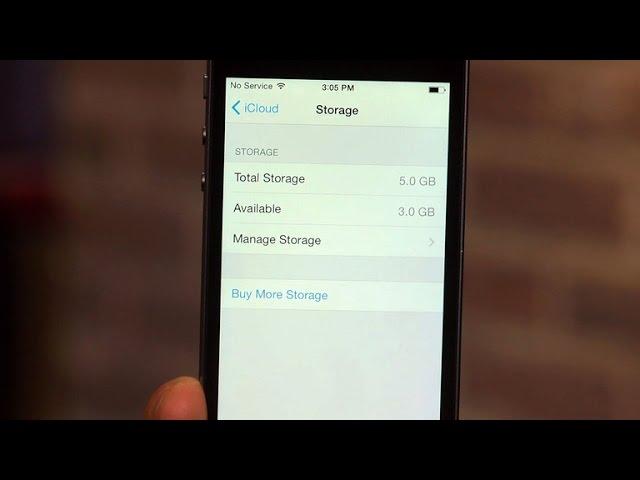 CNET How To - Free up space in iCloud