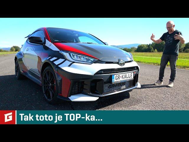 Toyota Yaris GR FOUR 4WD Kalle Rovanperä edition - TEST - GARAZ TV - Rasťo Chvála