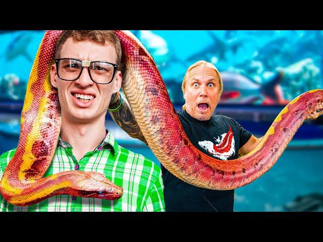 Fish Nerd vs 100 Reptiles!