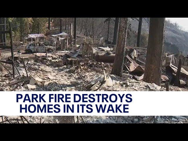 Park Fire near Chico burns down dozens of structures | KTVU