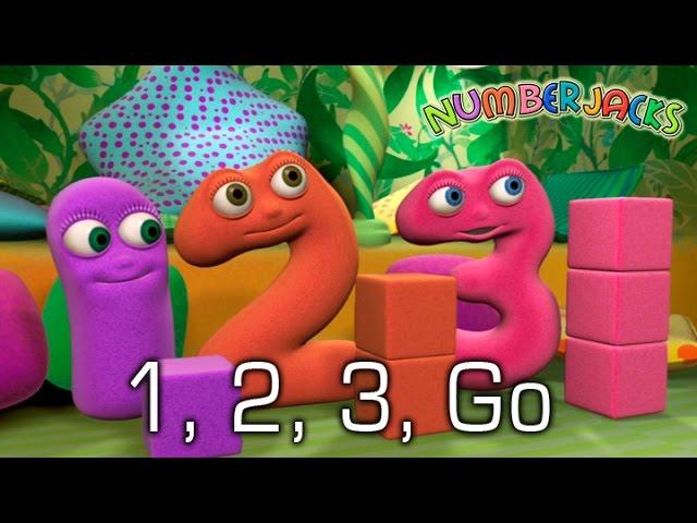 NUMBERJACKS | 1, 2, 3, Go | S1E38 | Full Episode