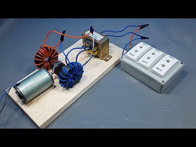 100% Free Energy Generator 220V with Magnets and Motor