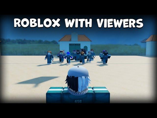 Playing Roblox With Viewers!