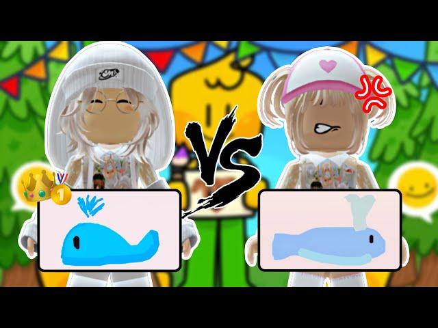 BATTLE SPEED DRAW!️ Lomba Gambar Harus Cepat + Baguss | Roblox Indonesia  |