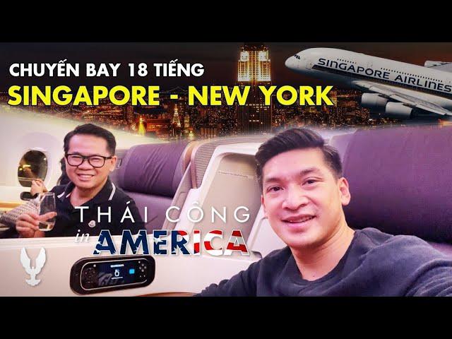 USA TRIP # TẬP 2: Chuyến bay dài nhất thế giới - 18 tiếng! Singapore - New York NONSTOP