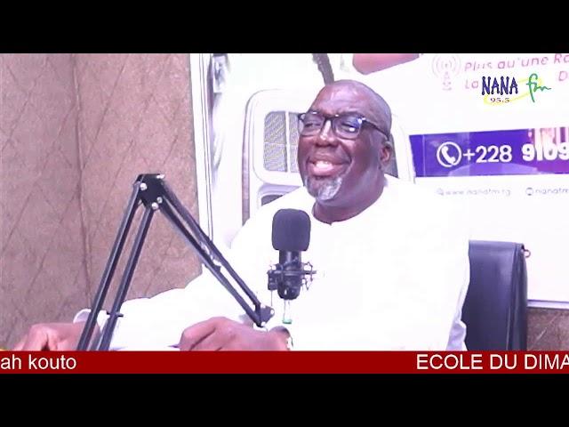 ECOLE DU DIMANCHE DU 08 DECEMBRE 2024 AVEC Bruno Fidelis Mensah kouto