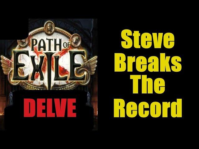 Steve BREAKS Delve Record 65535 Depth! - Path of Exile PoE Pre 3.25