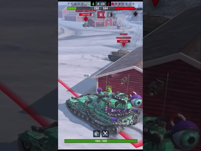 70% попал в КОМАНДУ с ИГРОКАМИ 7STAR и ТАЩАТ БОЙ в ЧИТЕРНОЙ ПОЗИЦИИ в #blitz #tanksblitz #shorts