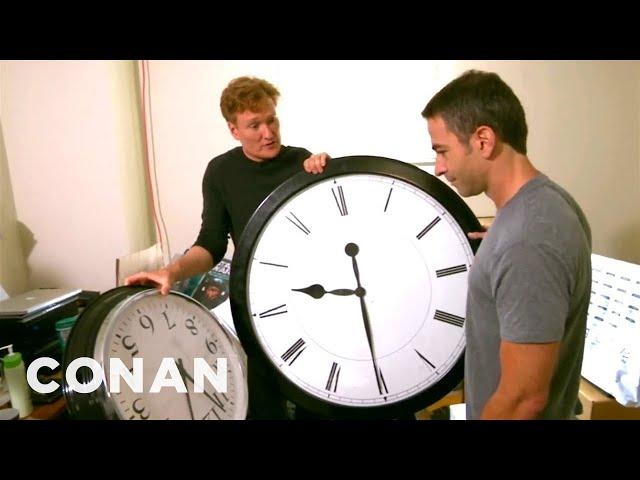 Conan Catches Jordan Schlansky Coming In Late | CONAN on TBS