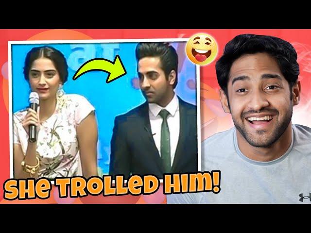 SONAM KAPOOR TROLLED AYUSHYAMAN KHURANA!