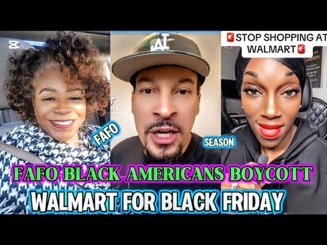 # FAFO Season: Black Americans Boycott Walmart's Black Friday Over DEI Rollback #blackfriday