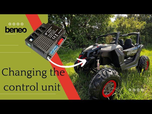 How to change the control unit in your electric kids car - Beneoshop