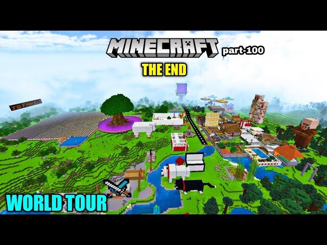 Minecraft Pocket Edition | Survival Gameplay | World Tour | THE END | JineshGaming | Part-100