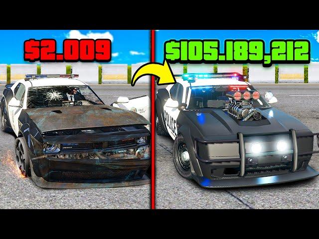 Tunando CARROS de NPC no GTA 5 Online!! (Policia)