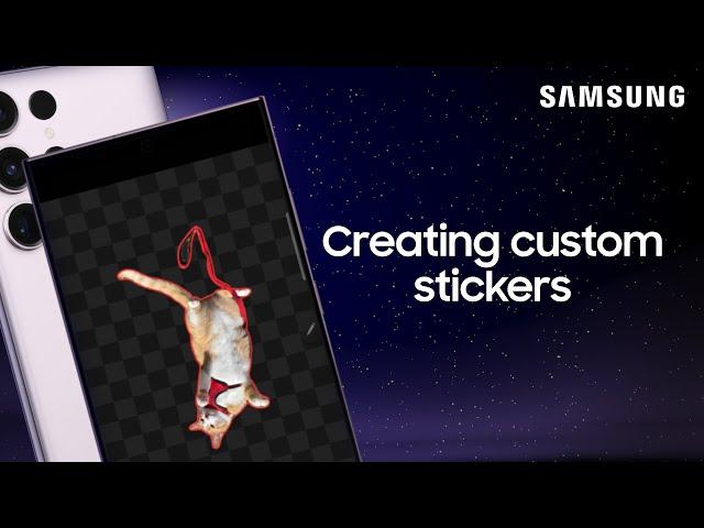 Create your own sticker to decorate photos | Samsung US