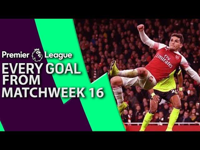 Every goal from Premier League Matchweek 16 | NBC Sports