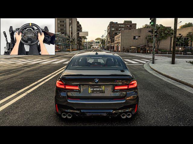 BMW M5 CS | The Crew Motorfest | Steering Wheel Gameplay