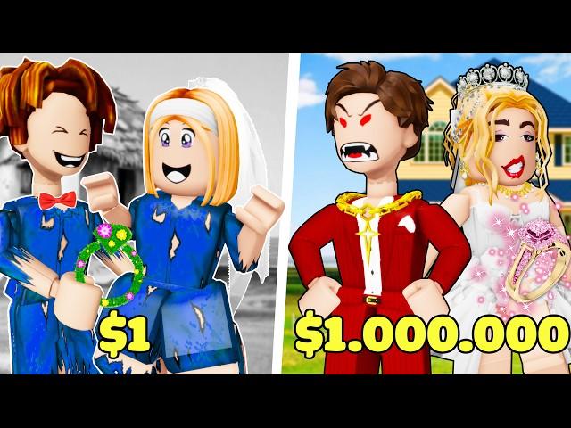 ROBLOX Brookhaven RP - FUNNY MOMENTS: Rich Couple VS Poor Couple | Roblox Idol