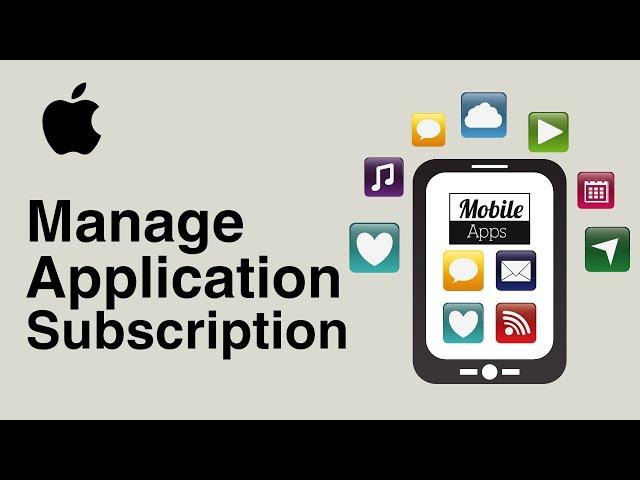 How To Manage Subscription of Apps On iPhone