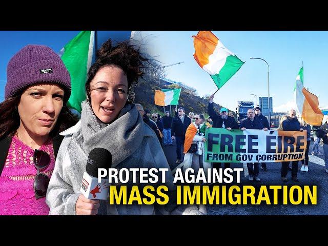 EXCLUSIVE: Irish citizens take to the streets over mass migration crisis