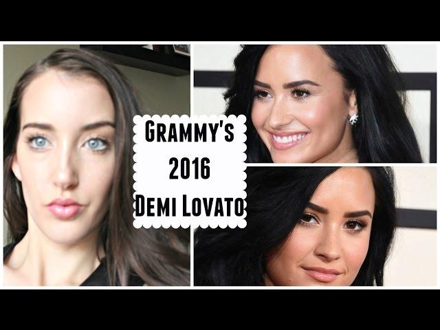 Demi Lovato Make up Tutorial| The Grammys 2016