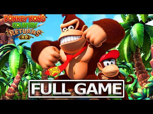 DONKEY KONG COUNTRY RETURNS HD Full Gameplay Walkthrough / No Commentary【FULL GAME】Nintendo Switch