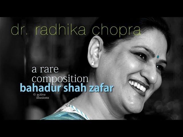 Nahin Ishq Mein  : Bahadur Shah Zafar : Radhika Chopra in Urdu Studio with Manish Gupta