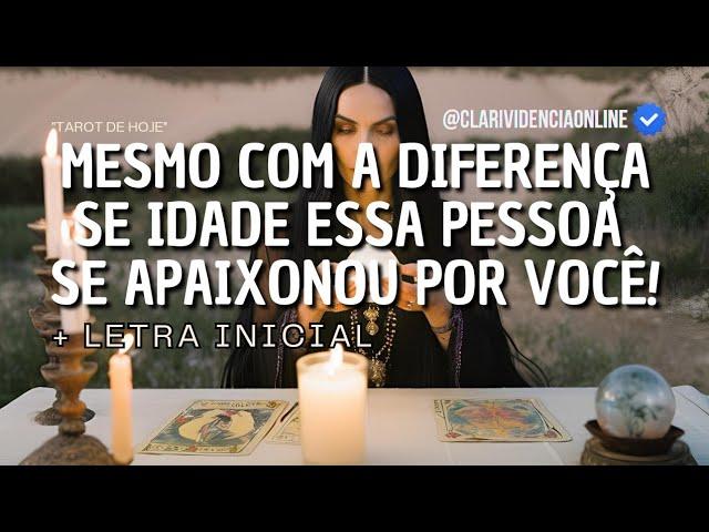 MESMO COM A DIFERENÇA DE IDADE ESSA PESSOA SE APAIXONOU POR VOCÊ + LETRA INICIAL! 