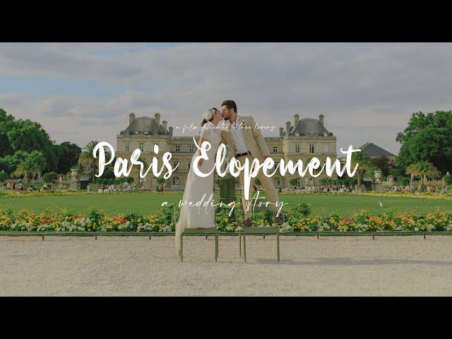 Love in Paris! Elopement film we made in Paris streets