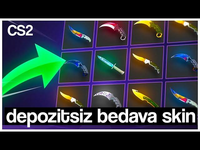 CS2 HER GÜN BEDAVA DEPOSİTSİZ SKİN KAZAN!️