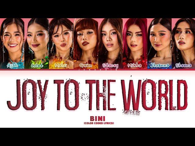 BINI 'JOY TO THE WORLD' (Lyrics)