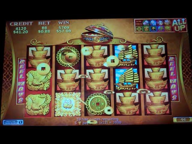 88 Fortunes Slot Machine Bonus + 2 Retriggers - 30 Free Games - BIG WIN (#2)