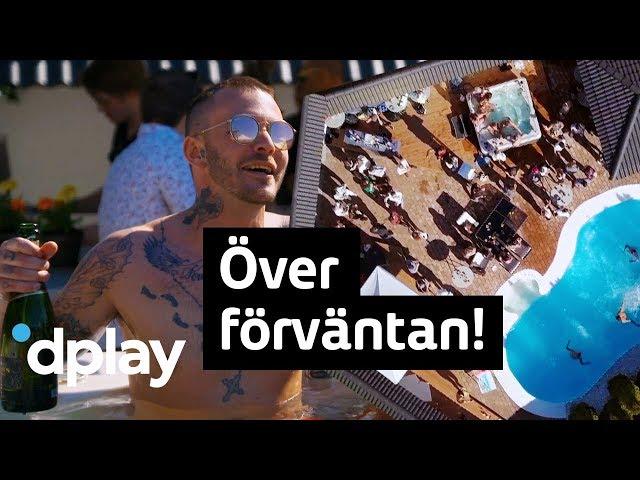 Familjen Lundell | Efter slit, svett och tårar - äntligen dags för poolfest!