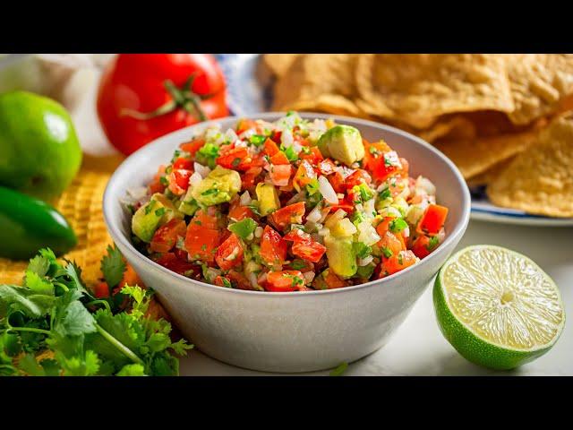 Pico de Gallo Recipe with Avocado!