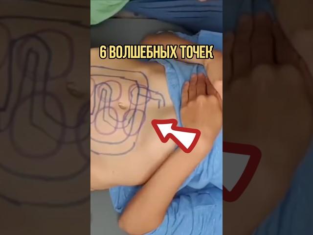6 ВОЛШЕБНЫХ ТОЧЕК ● Массаж живота