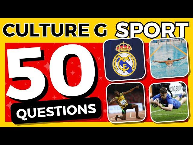 QUIZ SPORT : 50 Questions pour Tester tes Connaissances ! 