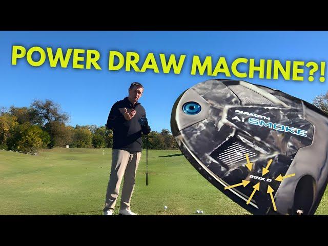 Draw driver?! Quick test of the Callaway AI Smoke MAX D!