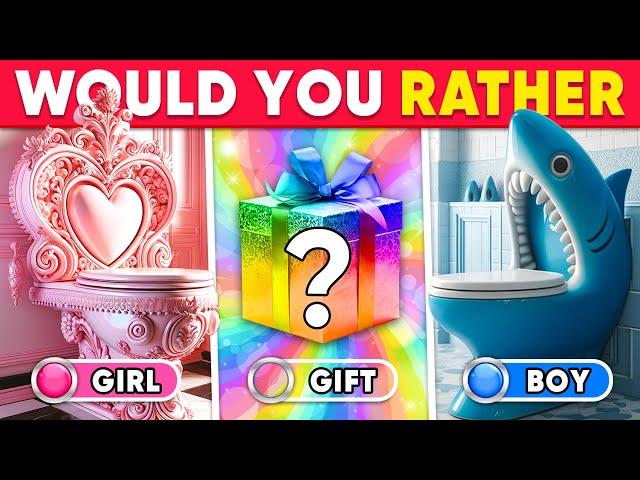 Would You Rather... Girl or Boy or Mystery Gift Edition ️ Daily Quiz